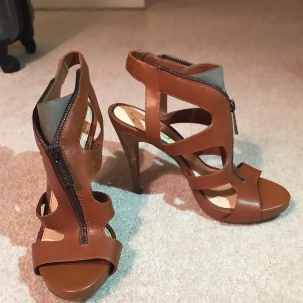 Brown heels